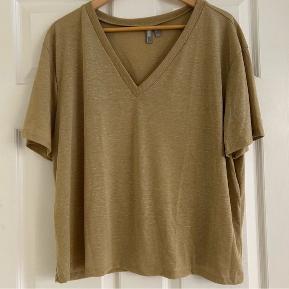 ASOS Tan Relaxed Short Sleeve Tee - Picture 2 of 4